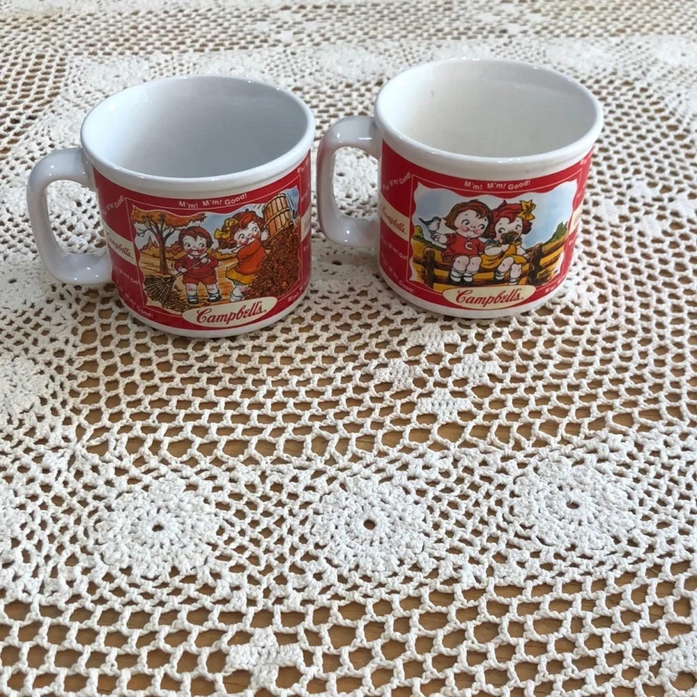 Two (2) Vintage Campbell’s Soup Mugs